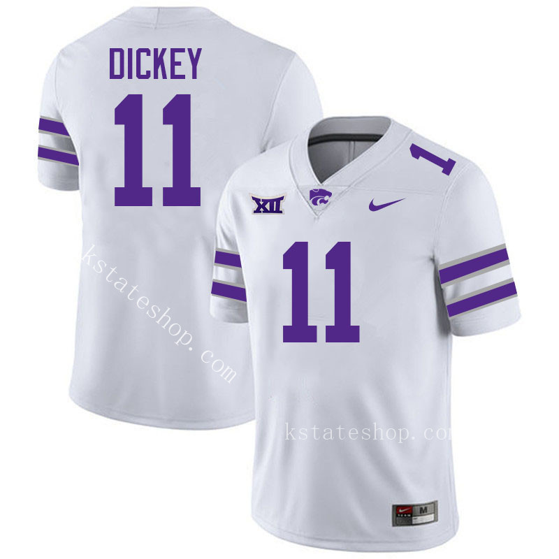 Lynn Dickey Kansas State Jersey,Kansas State Wildcats #11 Lynn Dickey Jersey College Youth-White